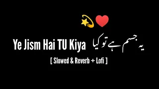 Ye Jism Hai Tou Kiya | Slowed & Reverb + Lofi | Urdu Lyrics Mannan Nadeem #urdulyrics #mannannadeem