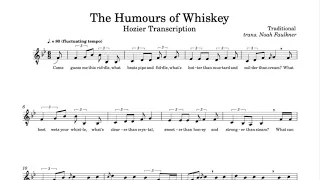 Hozier - The Humours of Whiskey (a cappella) | Transcription