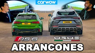 Audi RS6 vs Lamborghini Urus - ARRANCONES *Mat vs Yianni*