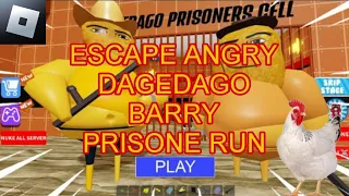 ESCAPE DAGEDAGO CHICKEN BARRY PRISONE RUN ROBLOX GAMER #gaming #roblox #trending #obby#viral#youtube