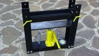 Make a Hydraulic Press - Diy Tools