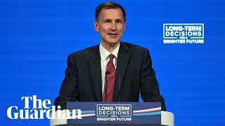 Jeremy Hunt says he will freeze expansion of civil service