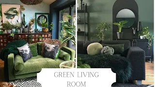 Top  Ways to Style a Green Living Room | Green Living Room | Green Decor | And Then There Was Style