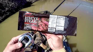 Fishing With Dollar Store Steaks!