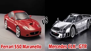 NFS III: Hot Pursuit - Ferrari 550 Maranello vs. Mercedes CLK-GTR
