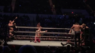 WWE Live: 8 Man Tag Team Heath Slater, Rhyno, Apollo Crews, MoJo Riley VS Breezango, Vaudevillians