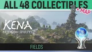 Kena: Bridge of Spirits - Fields - All Collectibles 🏆 Rot, Hat, Mail, Meditation, Shrine Locations