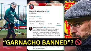 BIG TROUBLE!! Ten Hag finally Dealt with Garnacho after Liking POST criticizing Man utd Boss