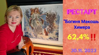💖РЕСТАРТ🚀 "Богиня Макошь" от Химеры 62,4%‼️#вышивка#многоцветка#рукоделие#хобби