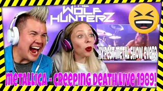 Metallica - Creeping death Live Seattle 1989 HD | THE WOLF HUNTERZ Jon and Dolly Reaction