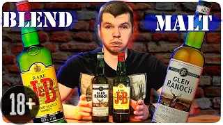 Blend или Malt за те же деньги | J&B и Glen Ranoch | Слепой тест