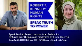 Speak Truth to Power: Lessons from Srebrenica with Emir Suljagić and Sevde Güleryüz