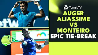 Auger-Aliassime & Monteiro Epic Tiebreak To Finish! | Miami 2023