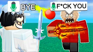 Roblox BLADE BALL VOICE CHAT is VERY TOXIC