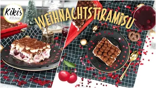 Tiramisu Weihnachtsedition: Lebkuchentiramisu mit Kirschen und Spekulatiuscreme