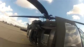 Blackhawk Startup and Takeoff Crewchief POV