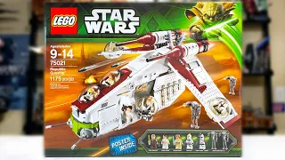 LEGO Star Wars 75021 REPUBLIC GUNSHIP Review! (2013)