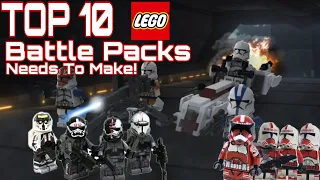 Top 10 Battle Packs Lego NEEDS To Make!? | Lego Star Wars| Clone Army Customs | LEGO Clone Army