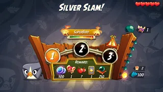 DC (Daily Challenge) 4-5-6 Rooms - Terence strike! No Red,Blues,Chuck,Hal - Angry Birds 2