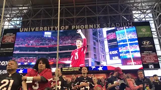 Asher Angel sings National Anthem