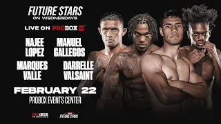 Live on ProboxTV Manuel Gallegos VS Richard Vansiclen, February 22, 2023