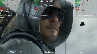 2K | DEATH STRANDING PC | Very High VS Medium VS Low Comparison | GTX 1060 1440p Benchmark Steam