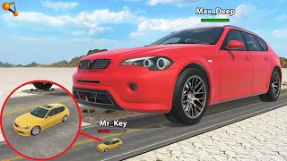 КОШКИ-МЫШКИ! ДРУГ ПРЕСЛЕДУЕТ МЕНЯ НА САМОЙ БОЛЬШОЙ МАШИНЕ | BeamNG.drive