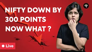 NIFTY Down by 300 Points | Now What? | CA Rachana Ranade