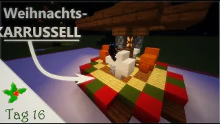 #16 EASY Karussell in Minecraft! | derOhnezahn's Adventskalender ❄ | Minecraft Weihnachts-Bauideen