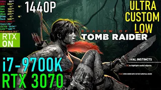 Shadow of the Tomb Raider (DXR)  RTX 3070 & 9700K - Max Settings 1440P