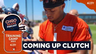 Chicago Bears Training Camp | Justin Fields comes up clutch in big moment | CHGO Bears Podcast