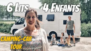 PRESENTATION de notre NOUVEAU CAMPING CAR familial  6 lits fixes  CAMPING CAR TOUR Rimor Seal 50