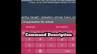 Animation Hacks | Command block Hacks #shorts