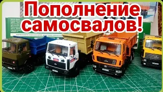 Пополнение в коллекцию самосвалов! Маз-5516 и Маз-6501 от Автоистории!