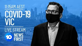 Victoria COVID-19 Update: Dan Andrews, Record Cases, Golf, Tennis, Pfizer Interval | 10 News First