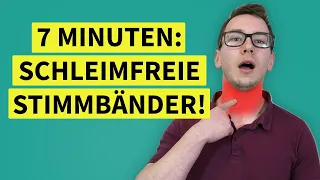 In nur 7 Minuten: Schnelle und effektive Methode, um Schleim von Stimmbändern loszuwerden