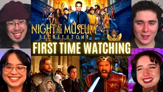 REACTING to *Night at the Museum 3* HUGH JACKMAN??!! (First Time Watching) Comedy Movies