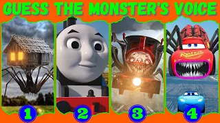 💥 Guess Monster Voice: House Head, Thomas The Train, Choo Choo Charles, McQueen Eater Coffin Dance