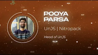 Pooya Parsa - UnJS | Nitropack - Vuejs Amsterdam 2023