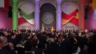 Cena en honor de S.M. Felipe VI, rey de España y S.M. la reina Letizia