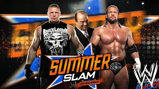 FULL MATCH - Brock Lesnar vs Triple H - No Disqualification Match: SummerSlam 2012