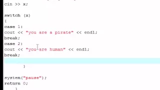 C++   Tutorial - 21 - Switch Statement