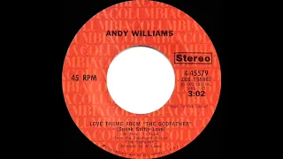 1972 HITS ARCHIVE: Speak Softly Love (Love Theme From “The Godfather”) - Andy Williams (stereo 45)
