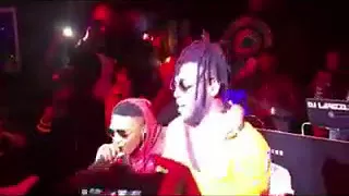 Wizkid Perform Malo and Manya with Tiwa Savage, Mr Eazi and Burna Boy on Stage in London