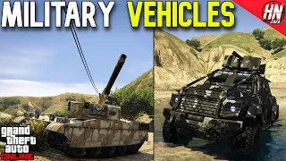 Top 10 Military Vehicles In GTA Online (Land Vehicles Only)