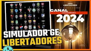 SIMULAÇÃO DAS OITAVAS DA LIBERTADORES ATÉ O CAMPEÃO. #libertadores #oitavasdefinal #simulação