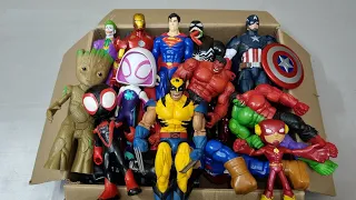 CARNAGE VS SPIDERMAN VS HULK VS IRONMAN VS CAPTAIN AMERICA VS THANOS SUPERHERO AVENGERS UNBOXING