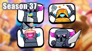 ALL Season 37 Emotes In Clash Royale! | Mini Pekka's Dream Season Emotes!