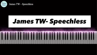 James TW- Speechless Piano Cover/Sheet