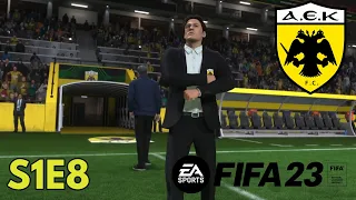 Μεγάλα ΝΤΕΡΜΠΙ και ΜΕΤΑΓΡΑΦΗ στην ΑΜΥΝΑ! FIFA 23 AEK ATHENS CAREER MODE S1E8